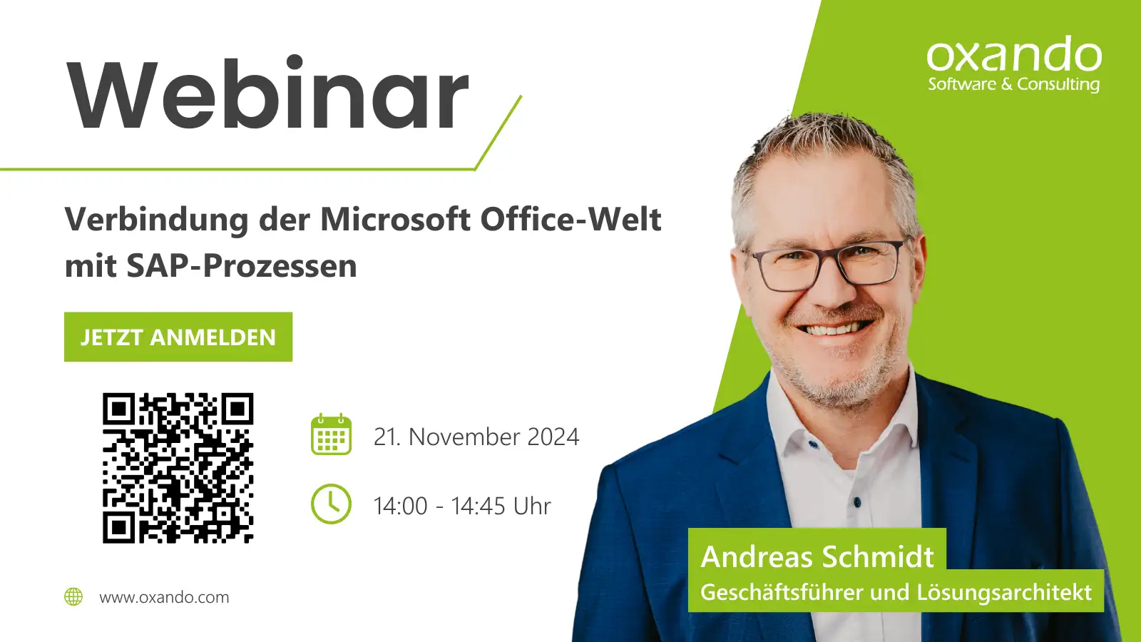 Webinar: Verbindung der Microsoft Office-Welt mit SAP-Prozessen